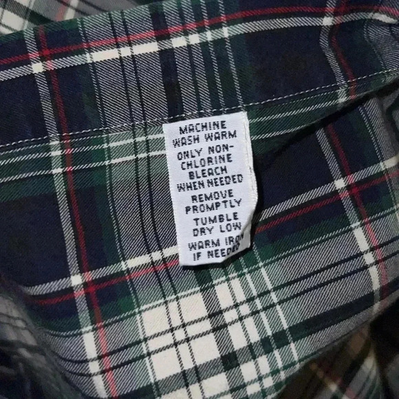 Ralph Lauren Mens Large Blue Green Button Down Shirt - Picture 5 of 5